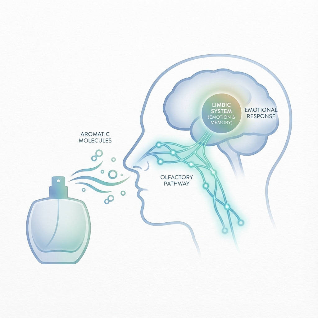Scent and brain limbic system connection